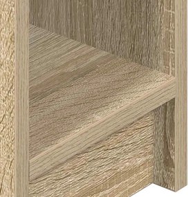 Mesas de cabeceira com gaveta 2 pcs 20x36x60 cm carvalho sonoma