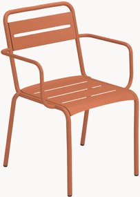 Cadeiras de jardim empilháveis com braços Star, conjunto de 2