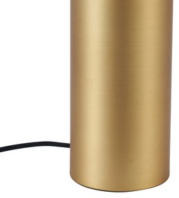 Candeeiro de mesa moderno latão 24cm - Cylinder Moderno