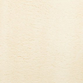 Tapete pelo curto macio e lavável HUARTE 80x200 cm cor creme