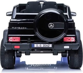 Carro elétrico para crianças Mercedes-Maybach G650, 12V, pneus em borracha, assento em pele sintética Branco