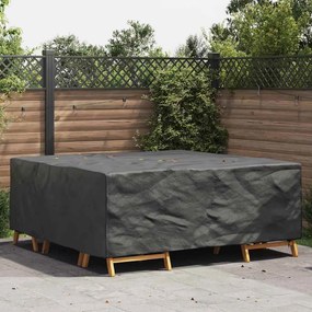 vidaXL Capa para móveis de exterior Preto 200 x 190 x 85 cm 210D