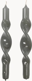 Velas artesanais Twist, conjunto de 2