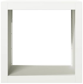 Suporte para lenha 60x40x60 cm aço branco