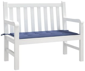 Almofadão p/ banco jardim 120x50x4cm tecido oxford azul-marinho