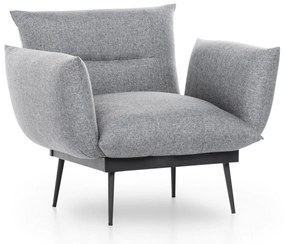 Conjunto de Mobiliário de Sala de Estar Milan – Nogueira/Preto – TV St