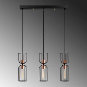 Candeeiro Nezgep – Preto – 64 x 14 cm