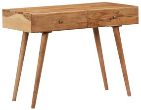 vidaXL Secretária 100x51x76 cm madeira de acácia maciça
