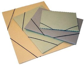 Dossier Cartão C/ Abas e Elasticos 310x235mm Laranja