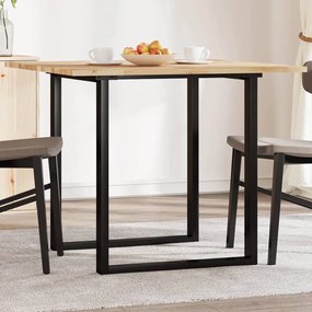 vidaXL Tampo de mesa quadrado 90x90x2 cm madeira de acácia maciça
