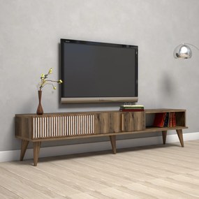 Suporte para TV Milan – Nogueira – 180 cm x 40 cm x 35 cm