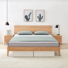vidaXL Caixas de arrumação 2 pcs tecido 70x40x18 cm cor creme