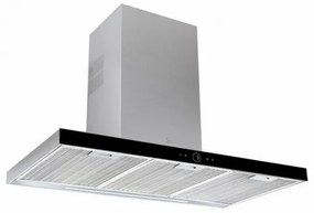 Exaustor Convencional Teka 90 cm 700 m3/h 72 Db 270W Aço Inoxidável Preto