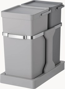 Caixote do lixo com sistema deslizante Deco, 15+20 L