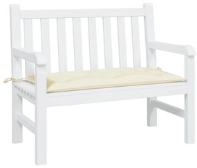 Almofadão p/ banco de jardim tecido oxford branco nata