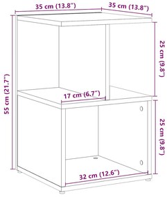 Mesa de cabeceira madeira velha 35x35x55 cm madeira trabalhada