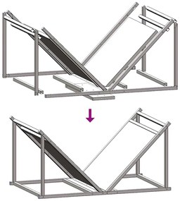 Suporte para lenha 70x43x34,5 cm aço laminado a frio preto