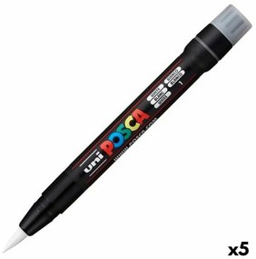 Marcadores Posca PCF-350 Branco 5 Unidades