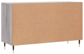 Aparador 100x36x60 cm derivados de madeira cinzento sonoma