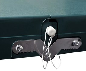 Conjunto mesa campismo c/ 4 bancos alumínio extra verde-claro