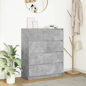 vidaXL Aparador 80x35x99 cm derivados de madeira cinzento cimento
