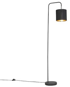LED Candeeiro de pé inteligente preto incl. lâmpada A60 WiFi - Lofty Moderno