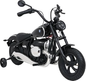 Mota elétrica para crianças 24V BMW R18, Rodas	ar bombeado Preta