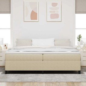 Estrutura de Cama vidaXL Verde Claro Cinza 200x200 cm Tecido Canelado