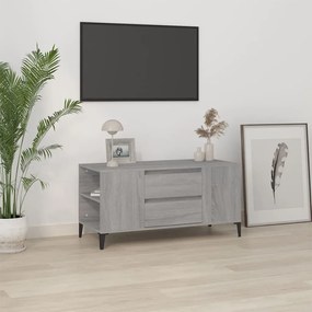 Móvel para TV 102x44,5x50 cm derivados madeira cinzento sonoma