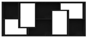 Estante 67x24x161 cm derivados de madeira preto