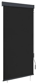 Estore de rolo para exterior 100x250 cm antracite