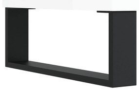 Móvel de TV 104x35x50 cm derivados de madeira branco brilhante
