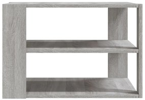 Mesa de centro 59,5x59,5x40 cm derivados madeira cinza sonoma