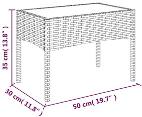 4 pcs conjunto lounge de jardim c/ almofadões vime PE cinzento