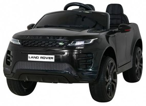 Carro elétrico para Crianças 12V Range Rover Evoque Rodas de EVA, Assento Couro Preto