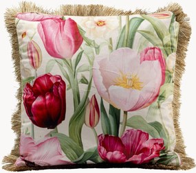 Almofada de veludo Tulips