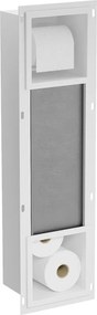 Mexen X-Wall-BP suporte para papel higiénico com compartimento, branco - 1924