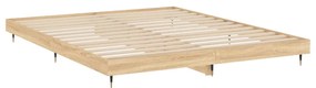 Estrutura cama s/ colchão derivados de madeira carvalho sonoma