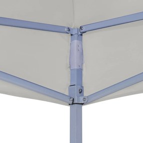 Tenda dobrável profissional para festas 2x2 m aço creme