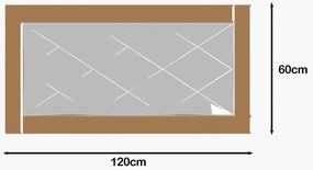 Espelho Pierre – Bronze White – 60x120x2,2 cm