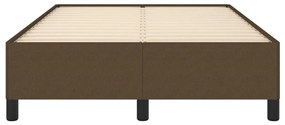 Estrutura de cama sem colchão 120x190cm castanho escuro
