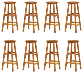 9 pcs conjunto de bar para jardim madeira de acácia maciça
