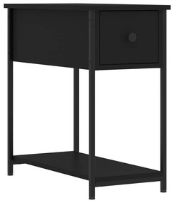 Mesas de cabeceira 2pcs 30x60x60 cm derivados de madeira preto