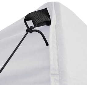Tenda dobrável profissional festas 4 paredes 2x2m aço branco