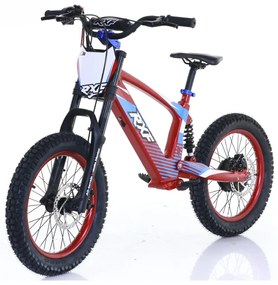 Bicicleta elétrica infantil 500W 18" Junior RXF EVO Vermelha
