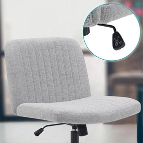 Cadeira de Escritório Kingman Cinza Claro