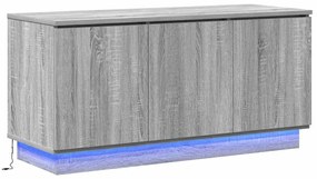 Gabinete para TV Cinzento Sonoma 100x38x49 cm Madeira engenheirada