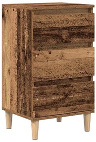 Criado-mudo vidaXL Madeira Velha 40x35x70 cm Madeira Engenharia