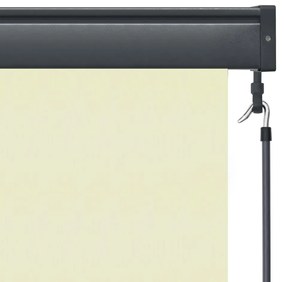Estore de rolo para exterior 60x250 cm creme