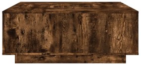 Mesa de centro 100x100x40 cm derivados madeira carvalho fumado